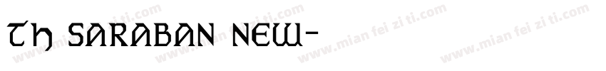 th saraban new字体转换